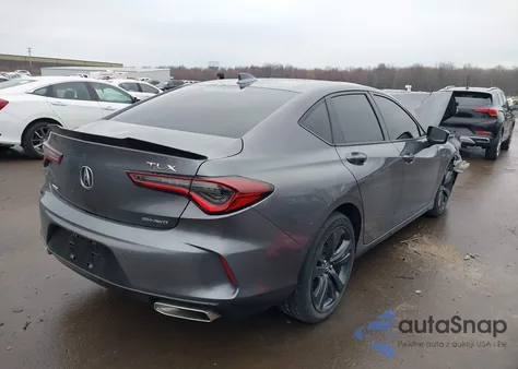 2021 Acura Tlx A-Spec Package из США, поврежденный, VIN 19UUB6F52MA007048